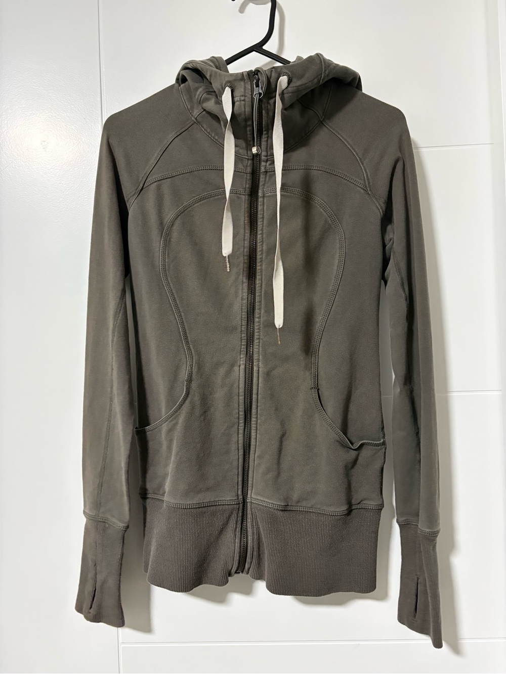 lululemon athletica Olive Green Full-Zip Hoodie Jacket